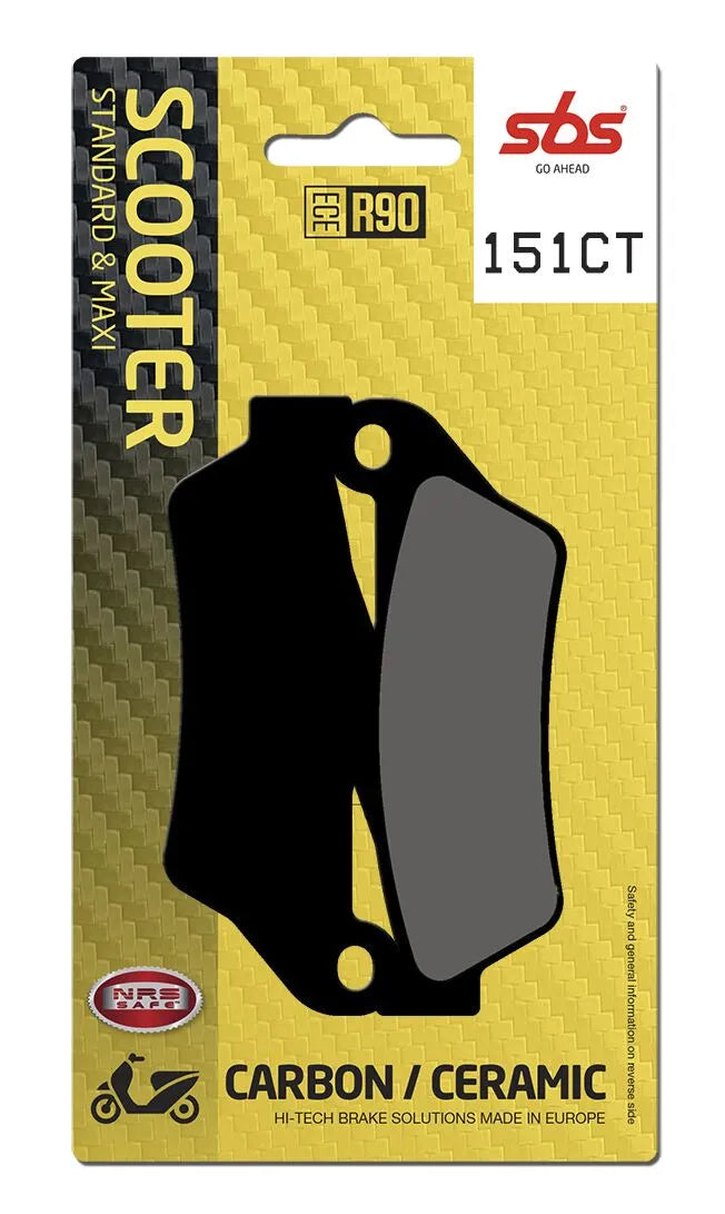 Sbs Ct Scooter Carbon Tech Organic Brake Pads