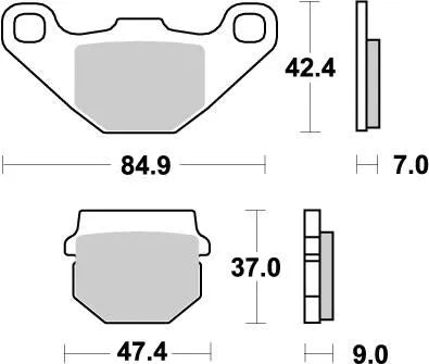 Moto-master Nitro Brake Pads For Mx/enduro