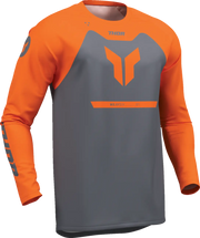 Thor Ridemode Menace Jersey - Orange/Charcoal Gray