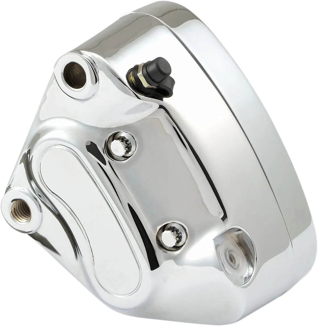 Drag Specialties Chrome 4-piston Brake Caliper Front Left