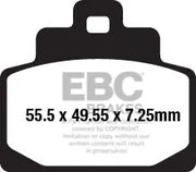 Ebc Sfa-hh Series Sintered Brake Pads For Scooters