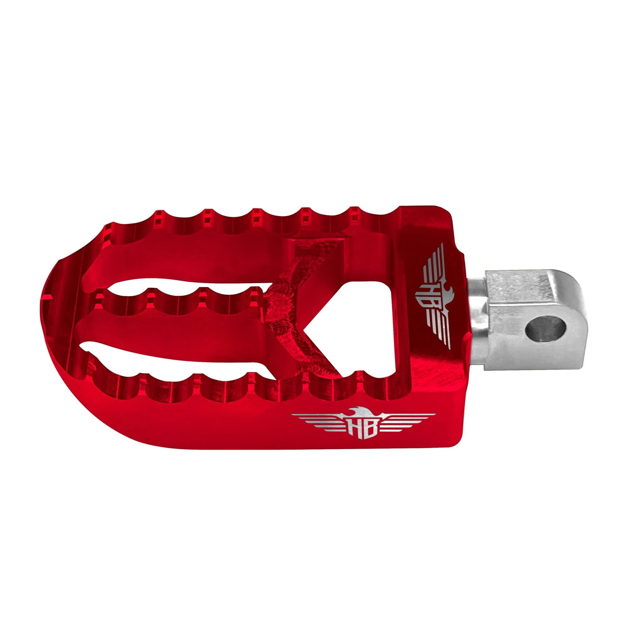 Heinz Bikes Foot Pegs - Harley Davidson - Red