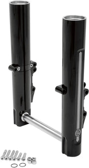 Performance Machine Fork Leg Kit - Black Billet Aluminum