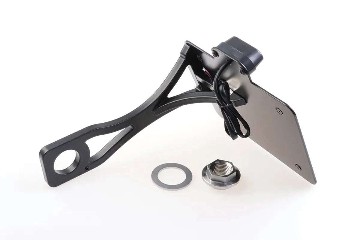 Cult Werk License Plate Holder - Black Steel